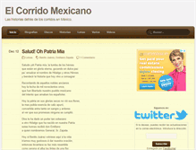 Tablet Screenshot of corridomexicano.com